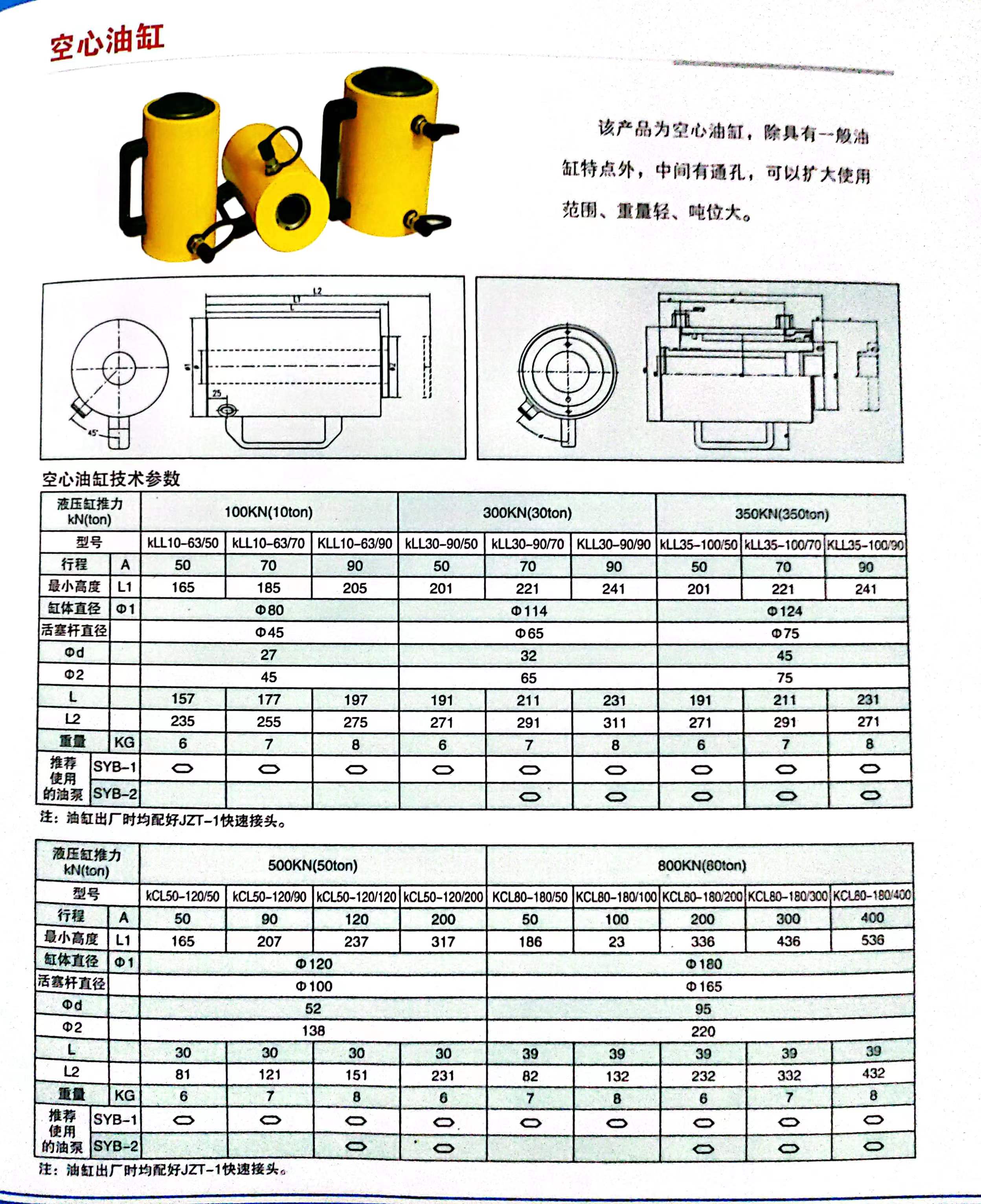 空心千斤顶